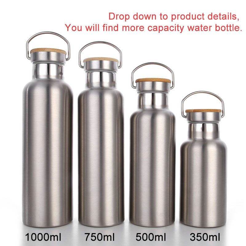 0.35L 350Ml Capacity Insulated Stainless Steel Water Bottles with   Double Wall Thermo Bottle