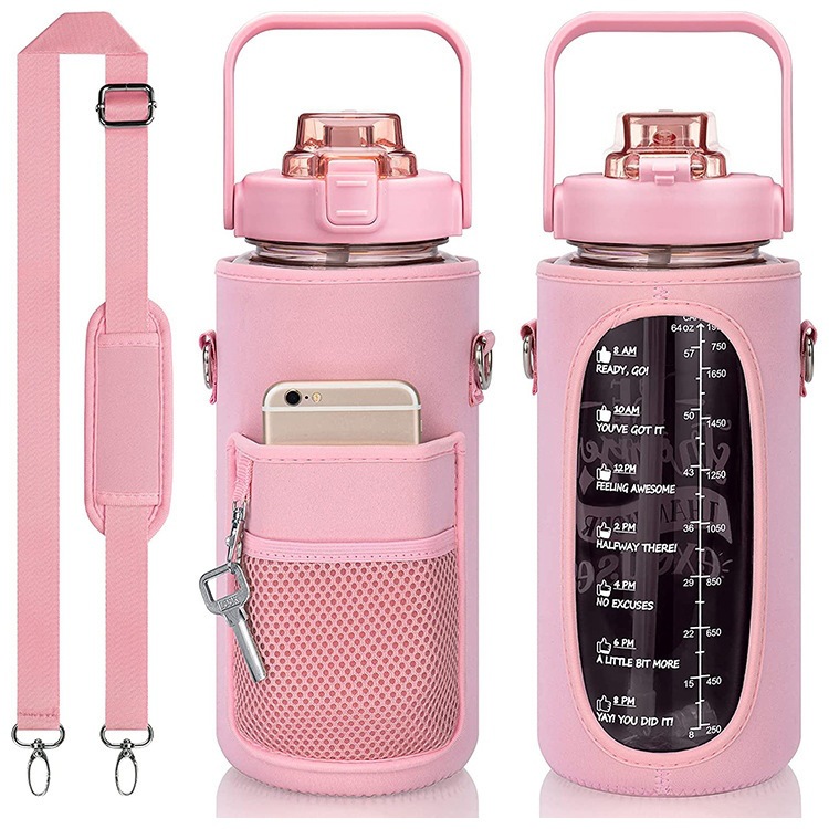 GC 2L motivational water bottle botella de agua motivacional colour changing cups termos de agua gym water bottles