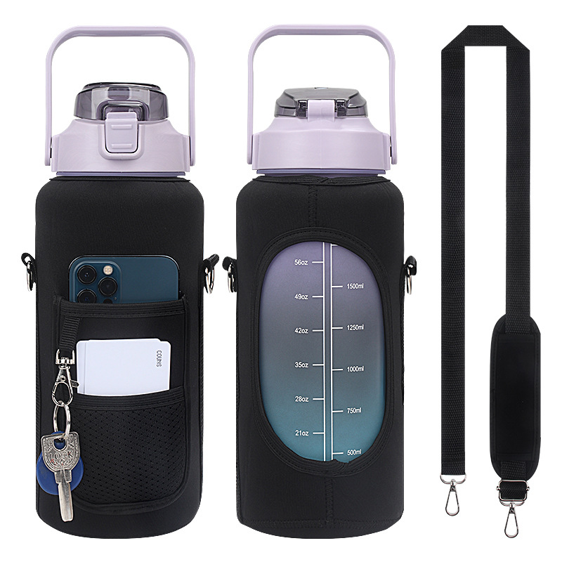 GC 2L motivational water bottle botella de agua motivacional colour changing cups termos de agua gym water bottles