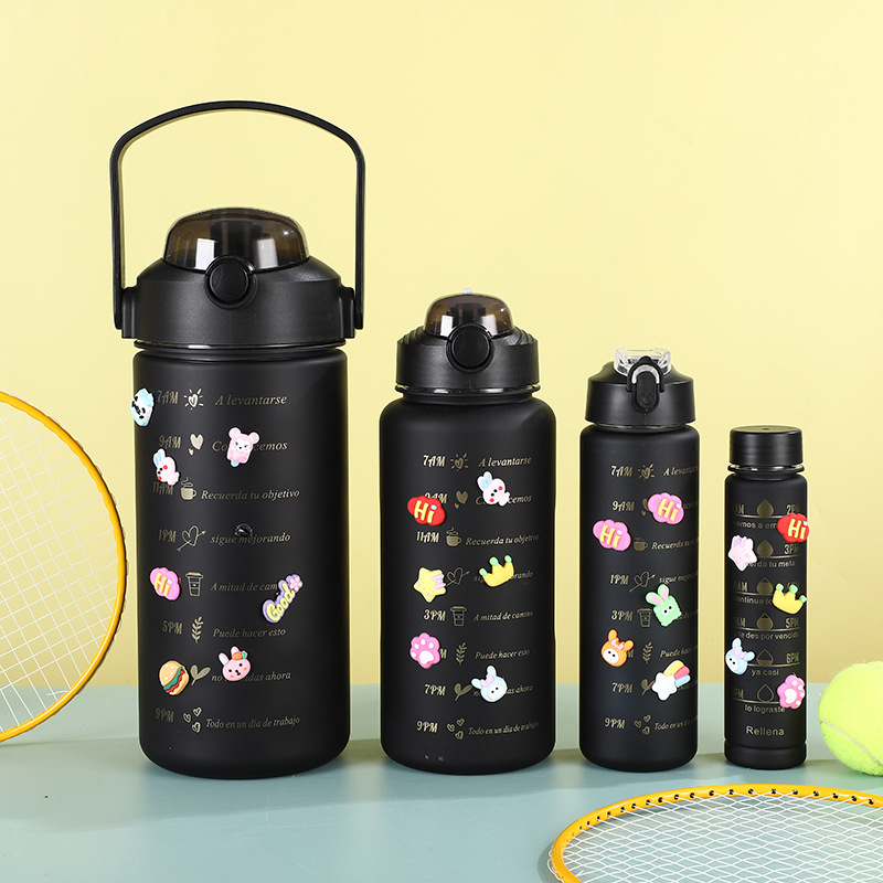GC 2L motivational water bottle botella de agua motivacional colour changing cups termos de agua gym water bottles