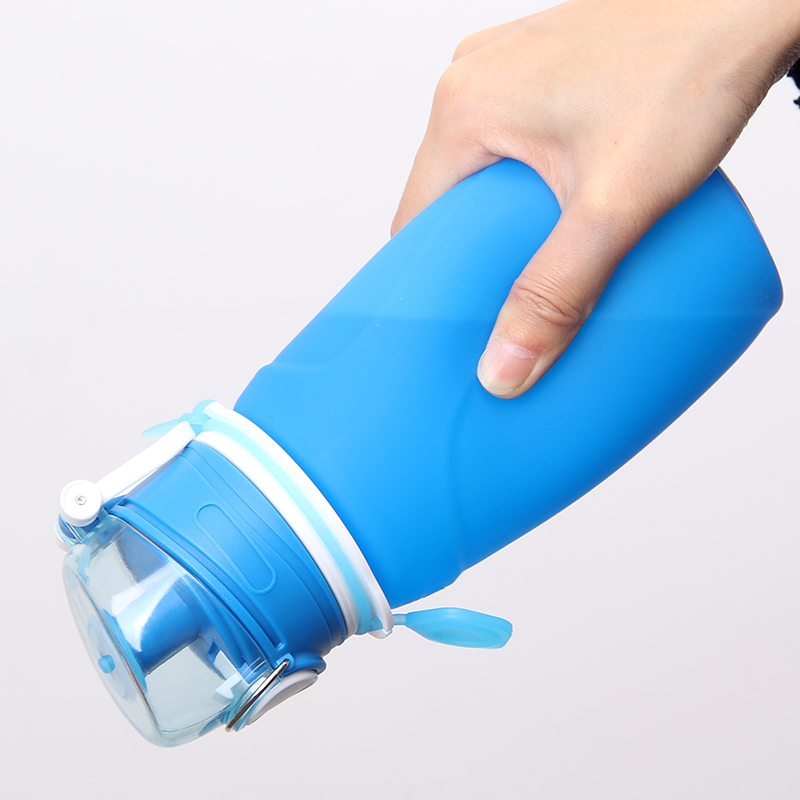 Foldable Silicone Sports Drink Water Bottle   Designed Grm Botella De Agua Collapsible Water Bottle