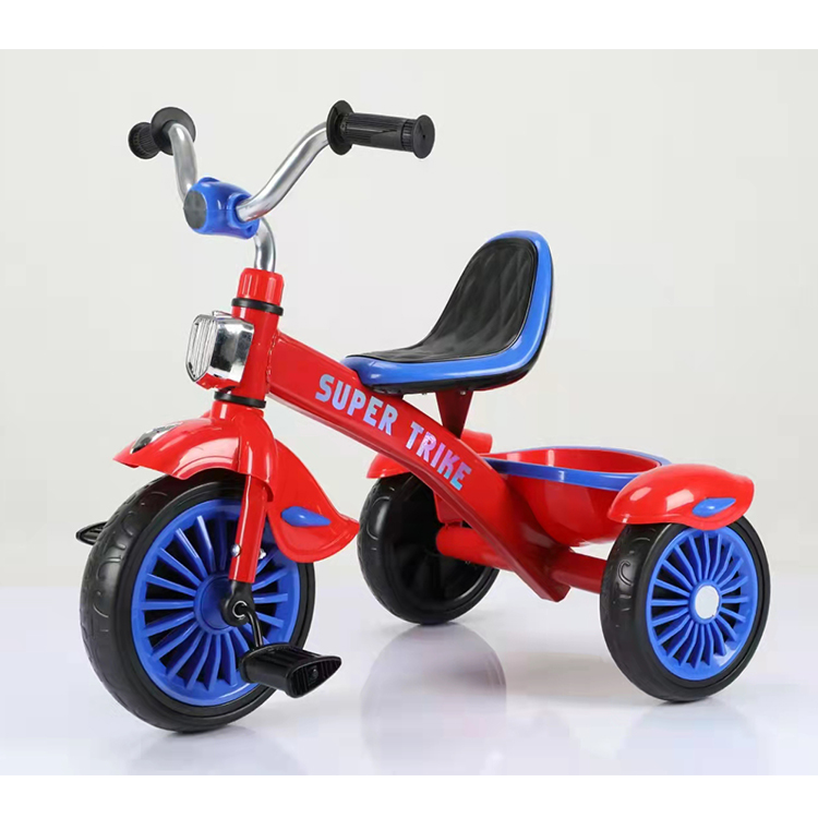 Cheap price baby kid children 2 in 1 3 wheel cartoon bike tricycle quality trikes for 3 years stroller with pedal