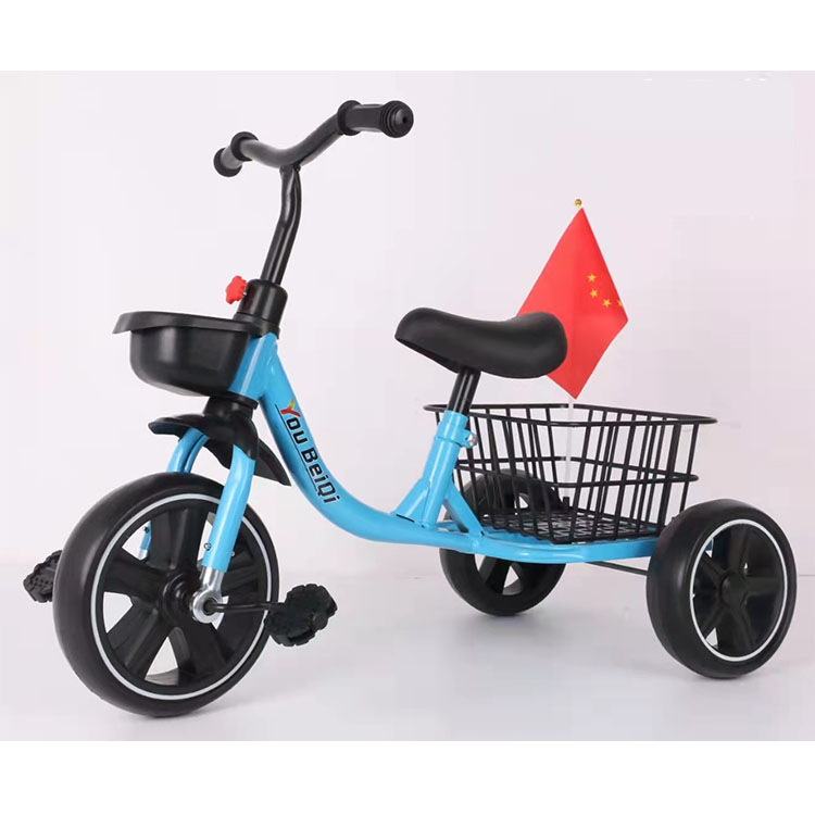 Cheap price baby kid children 2 in 1 3 wheel cartoon bike tricycle quality trikes for 3 years stroller with pedal