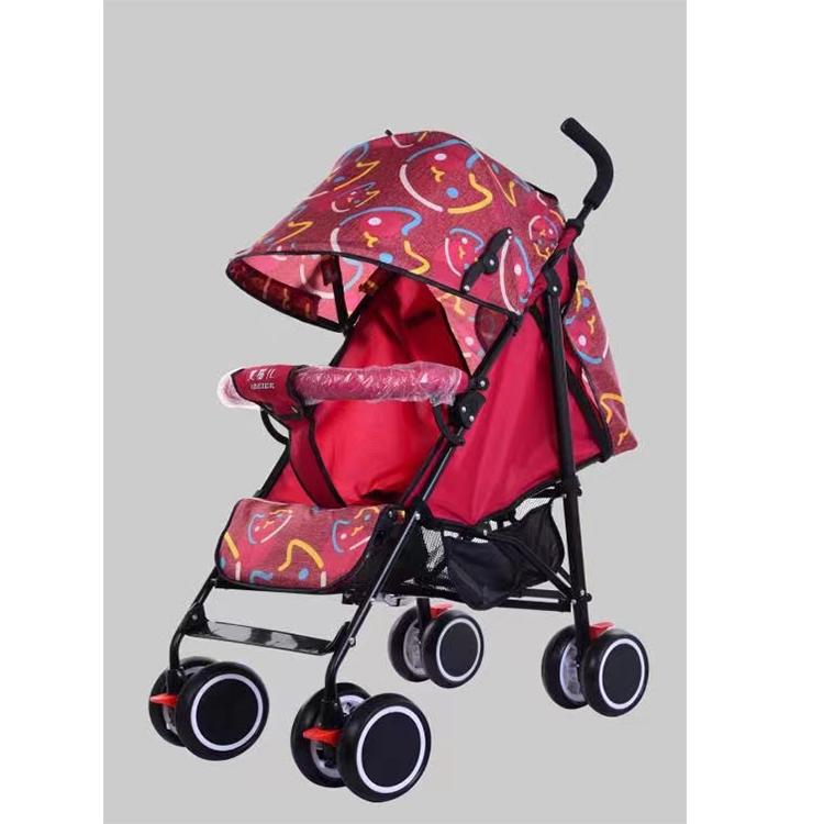  Design Low Price Firm Adjusting handle with Large Space Newborns Prams For 0-3 Years Old Two -Way Baby Stroller