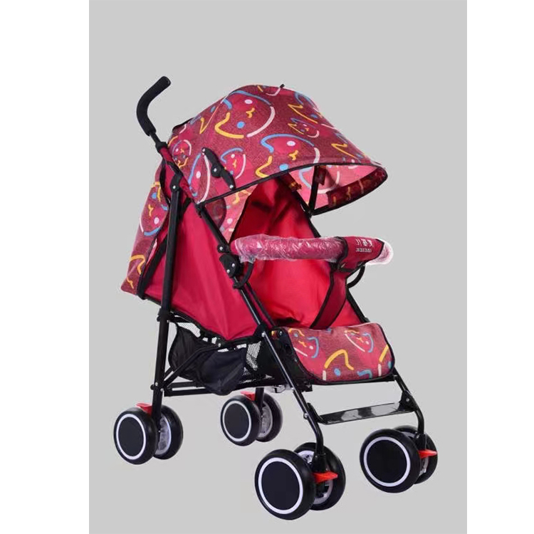  Design Low Price Firm Adjusting handle with Large Space Newborns Prams For 0-3 Years Old Two -Way Baby Stroller