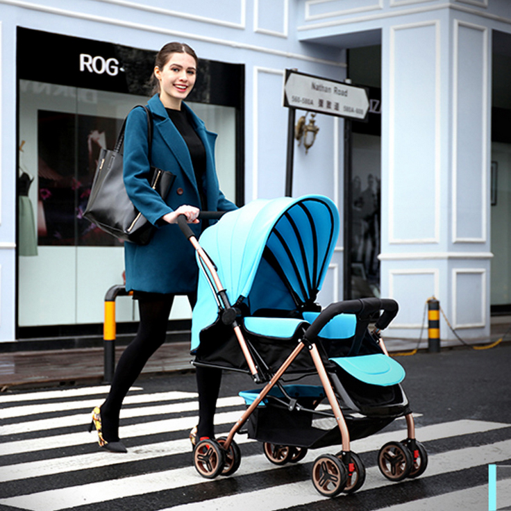  cheap travel system luxury baby stroller 3 in 1 with carrycot and carseat High quality baby chair
