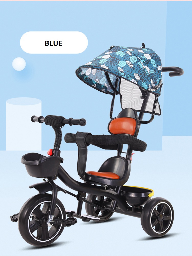  cheap price Stroller/4 in 1 push tricycle kids bike tricycle/children trikes/Triciclo per bambini