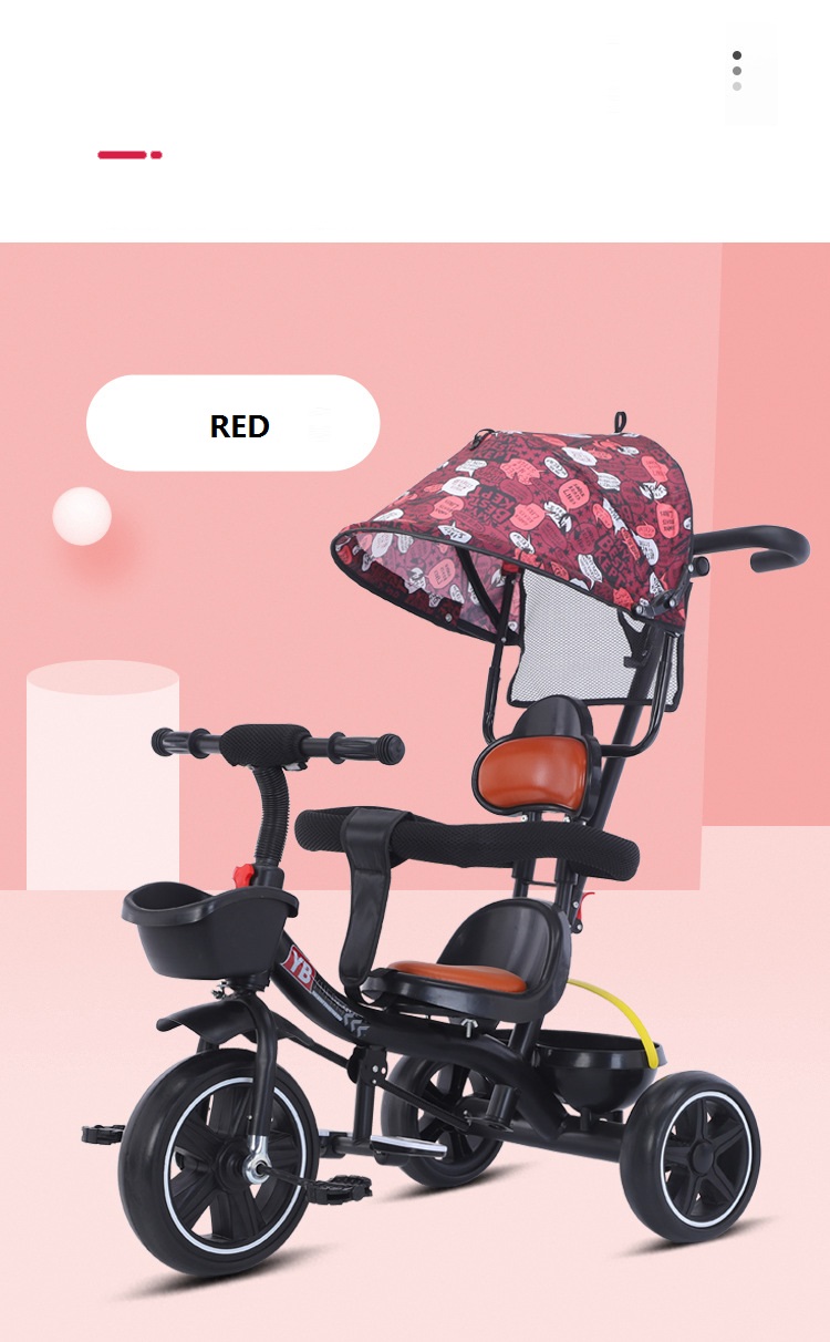  cheap price Stroller/4 in 1 push tricycle kids bike tricycle/children trikes/Triciclo per bambini