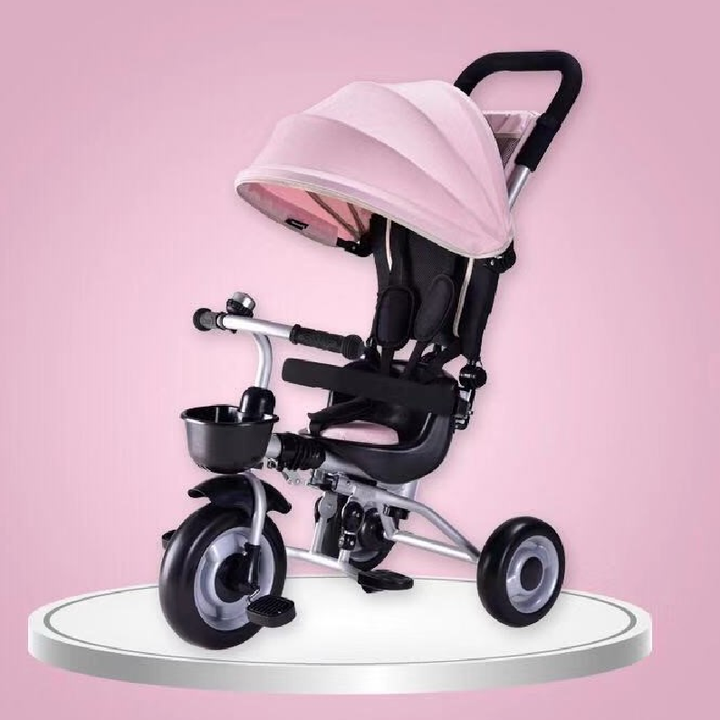  Baby smart trike 4 in 1 New fashion model tricycle baby stroller/comfortable top quality   1 year