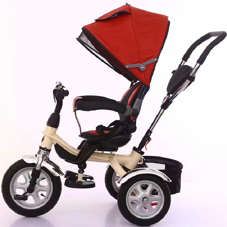  Baby smart trike 4 in 1 New fashion model tricycle baby stroller/comfortable top quality   1 year