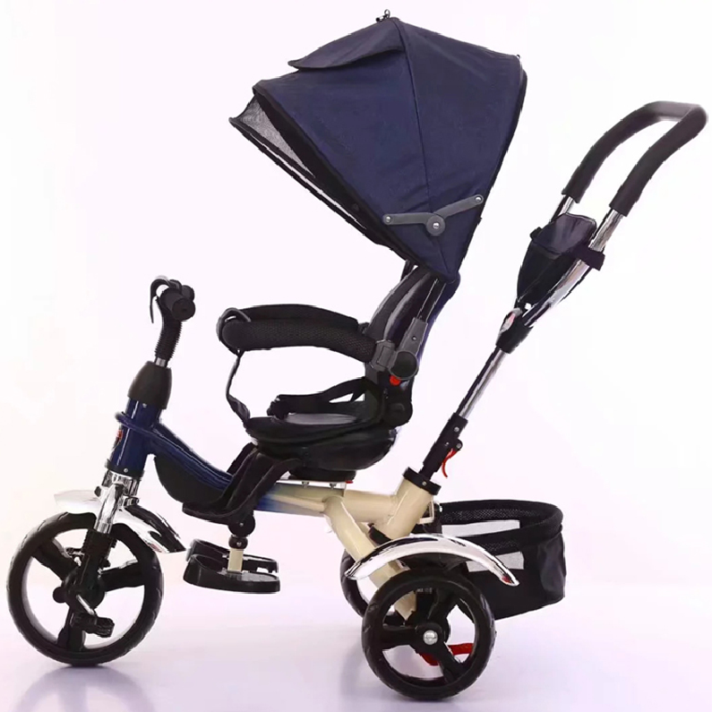  Baby smart trike 4 in 1 New fashion model tricycle baby stroller/comfortable top quality   1 year