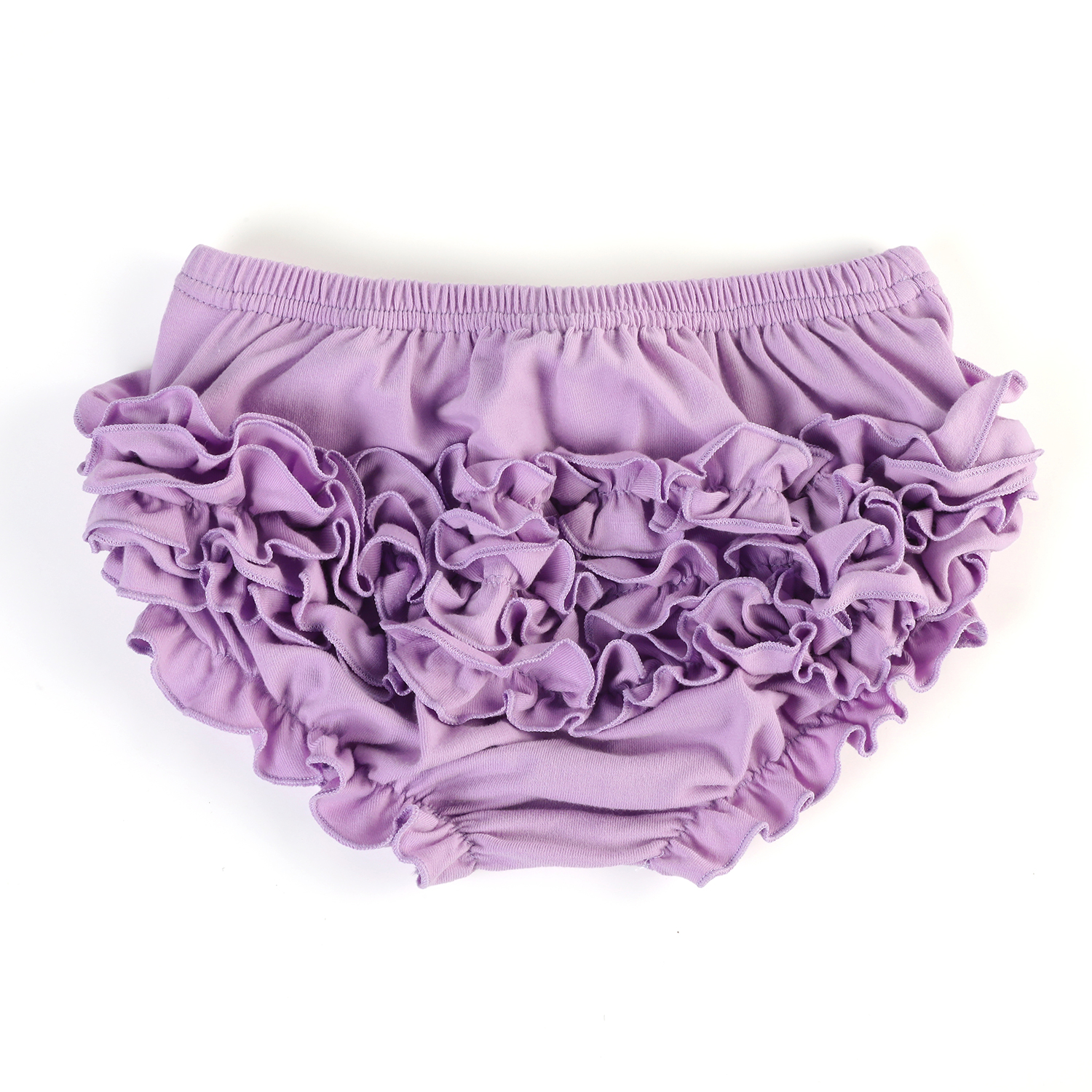 Summer Newborn Solid Color Baby Bloomers Triple Icing Ruffle Underwear Baby Girls Soft Cotton Bloomer