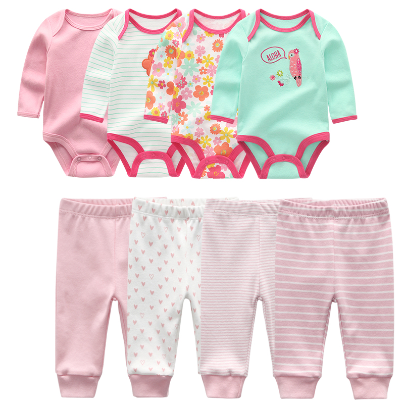 8pcs/lots  baby boys' clothing  clothes romper sets