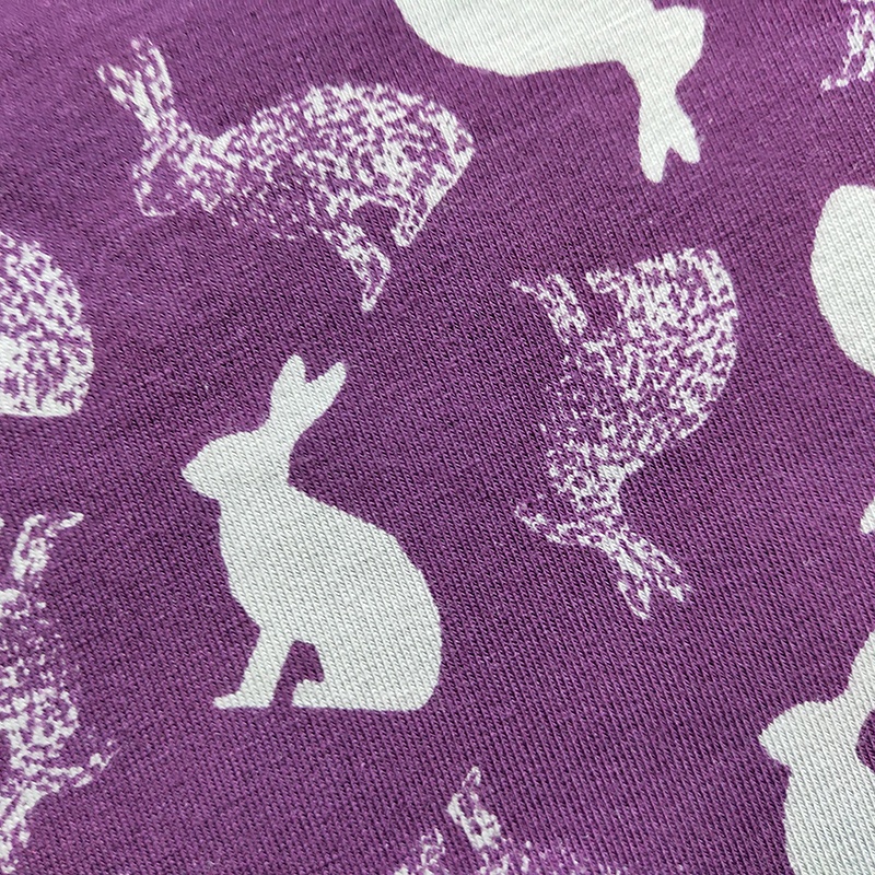 Awesome quality super soft  digital print cotton lycra spandex fabric for baby clothes and underwear