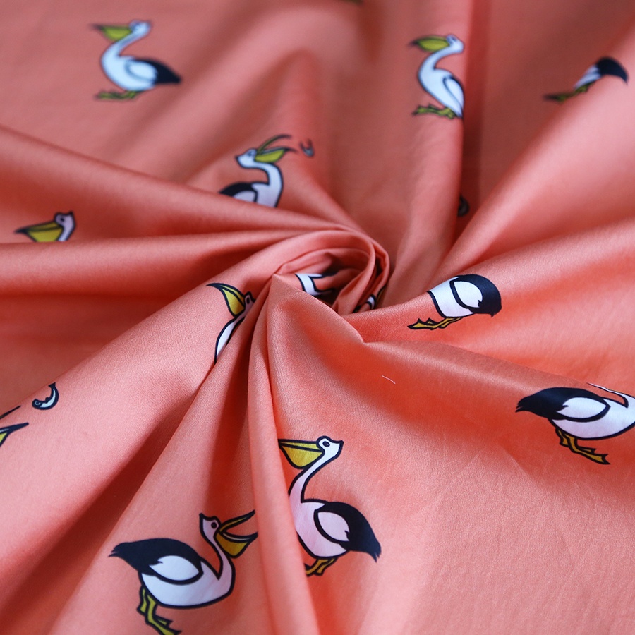  Digital Printing on 100% Cotton Satin fabric for kids
