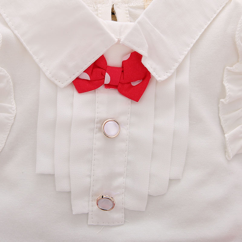 Cute new born baby girl summer clothes sets baby girl outfits blue Red dot shorts and pant from China Zhejiang Huzhou