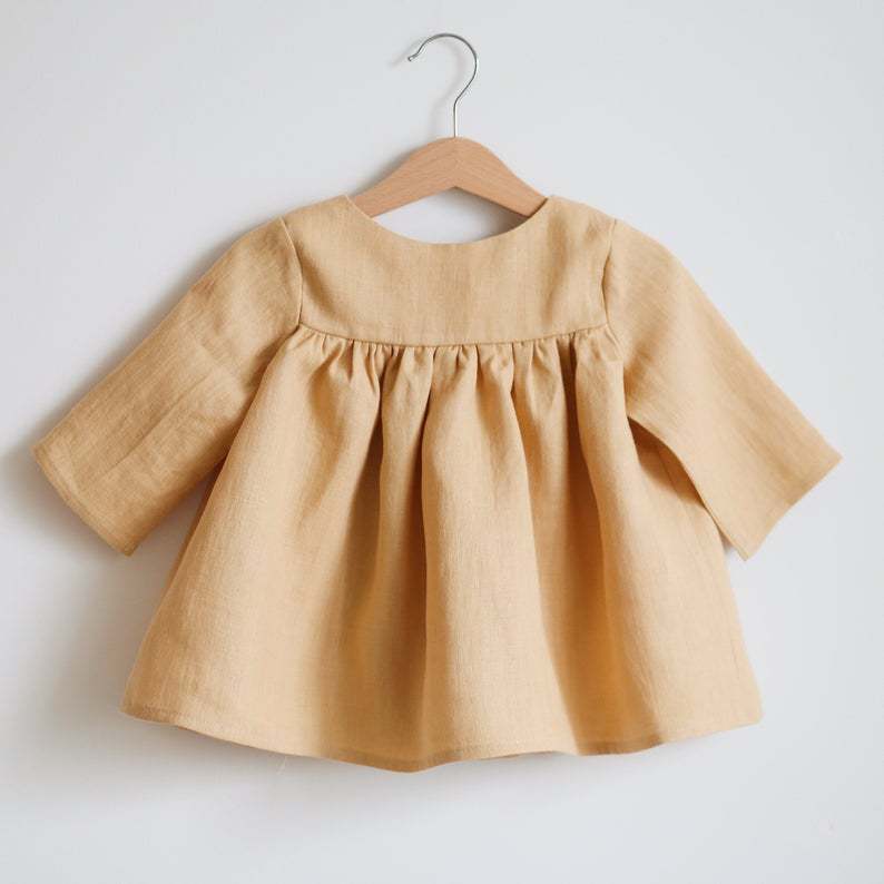 Girls Clothing Sets Plaid Long Sleeve Top + Pants 2pcs Baby Clothes Set Linen Rayon Kids Clothes