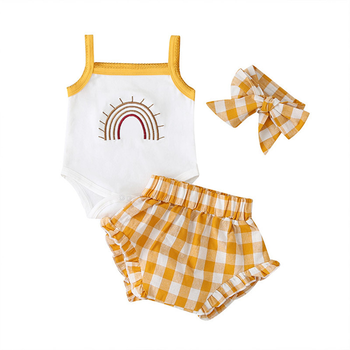 Summer  Toddler Clothes Cute Boy Gentleman White Shirt Suspenders Shorts Pants Outfit Suit Baby Clothing Set
