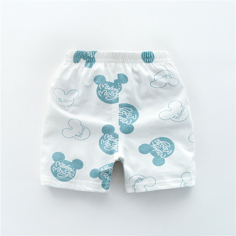 2022 New Boys' Summer Pure Cotton Thin Open Crotch Pants Baby Children's Comfortable Shorts