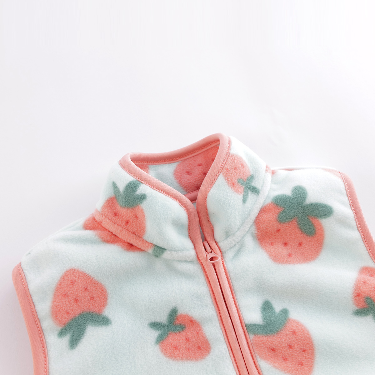 marc&janie 221108 Boys Girls' Spring Autumn Soft Polar Fleece Vest Autumn Infant Clothes Toddlers Waistcoats Plaid Baby 