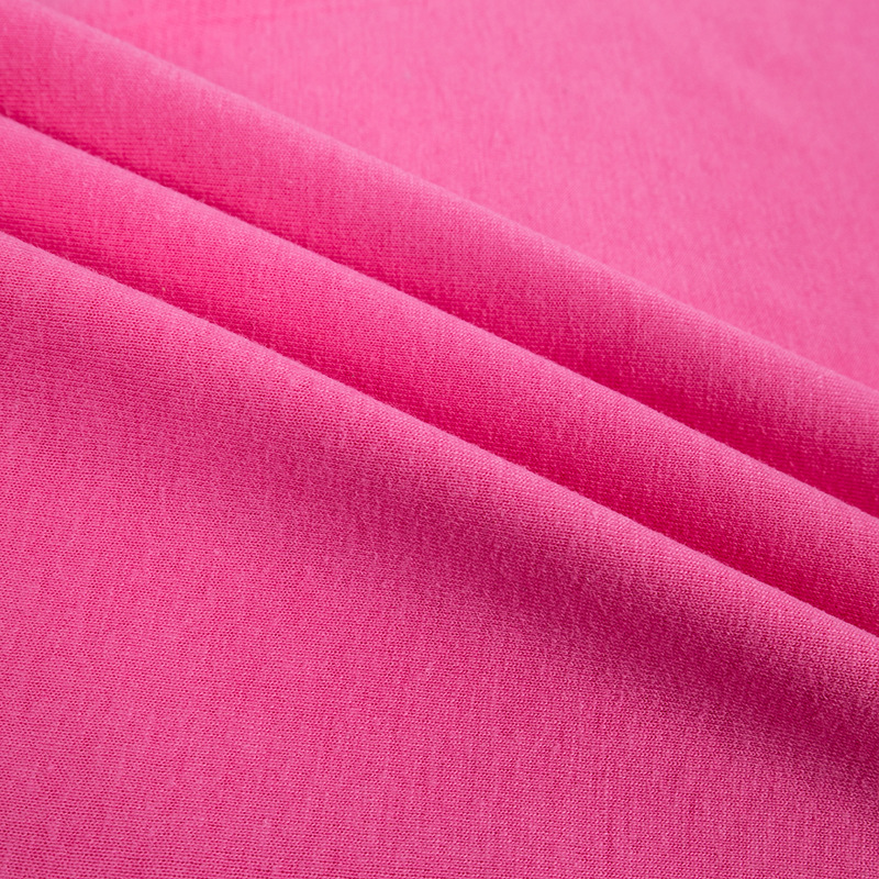 Quick Dry 100% Cotton Baby Plain Single Jersey Fabric Knitted Fabric for Lining