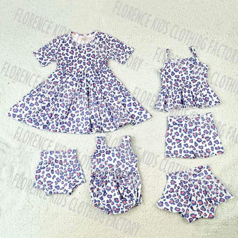 DH  vestido de bebe 4th os july fashion girls twirl dress latest children dress designs