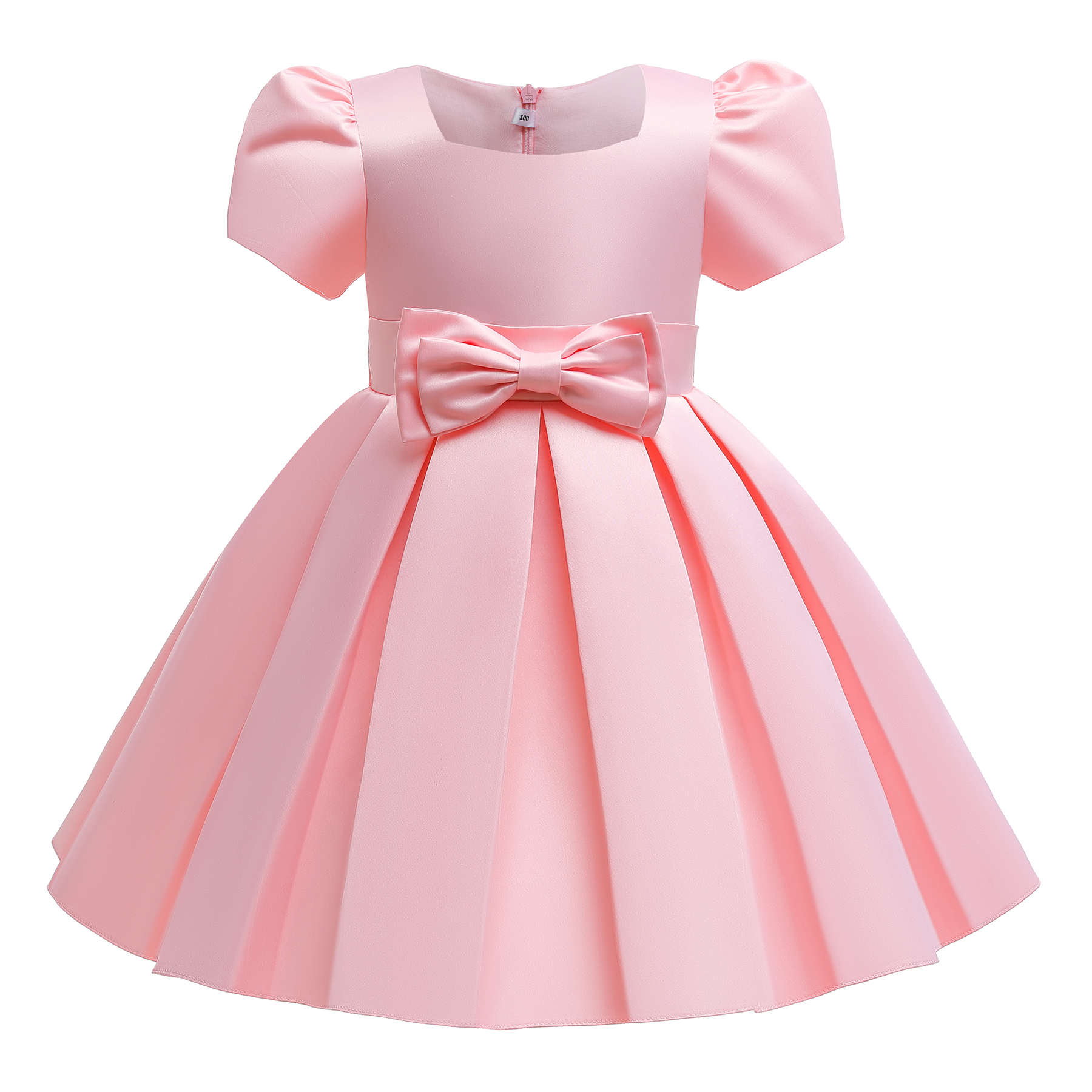 Red color winter Christmas Birthday Party princess 3/4/5/6/7/8/9/10 years old baby girl dress for party