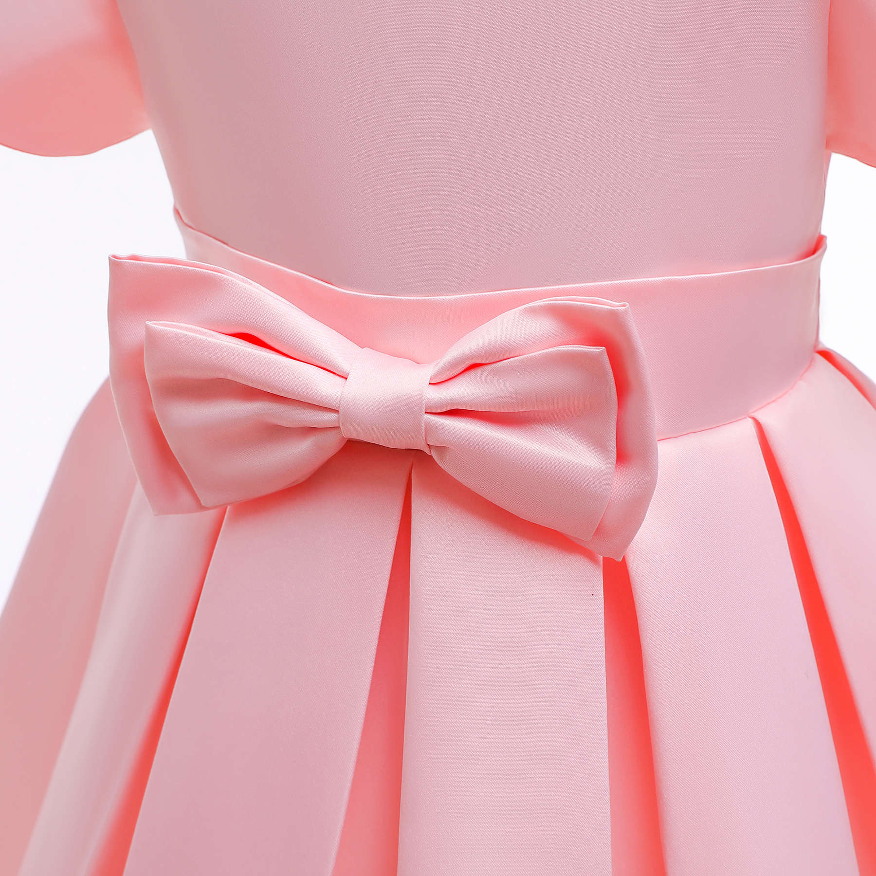 Red color winter Christmas Birthday Party princess 3/4/5/6/7/8/9/10 years old baby girl dress for party
