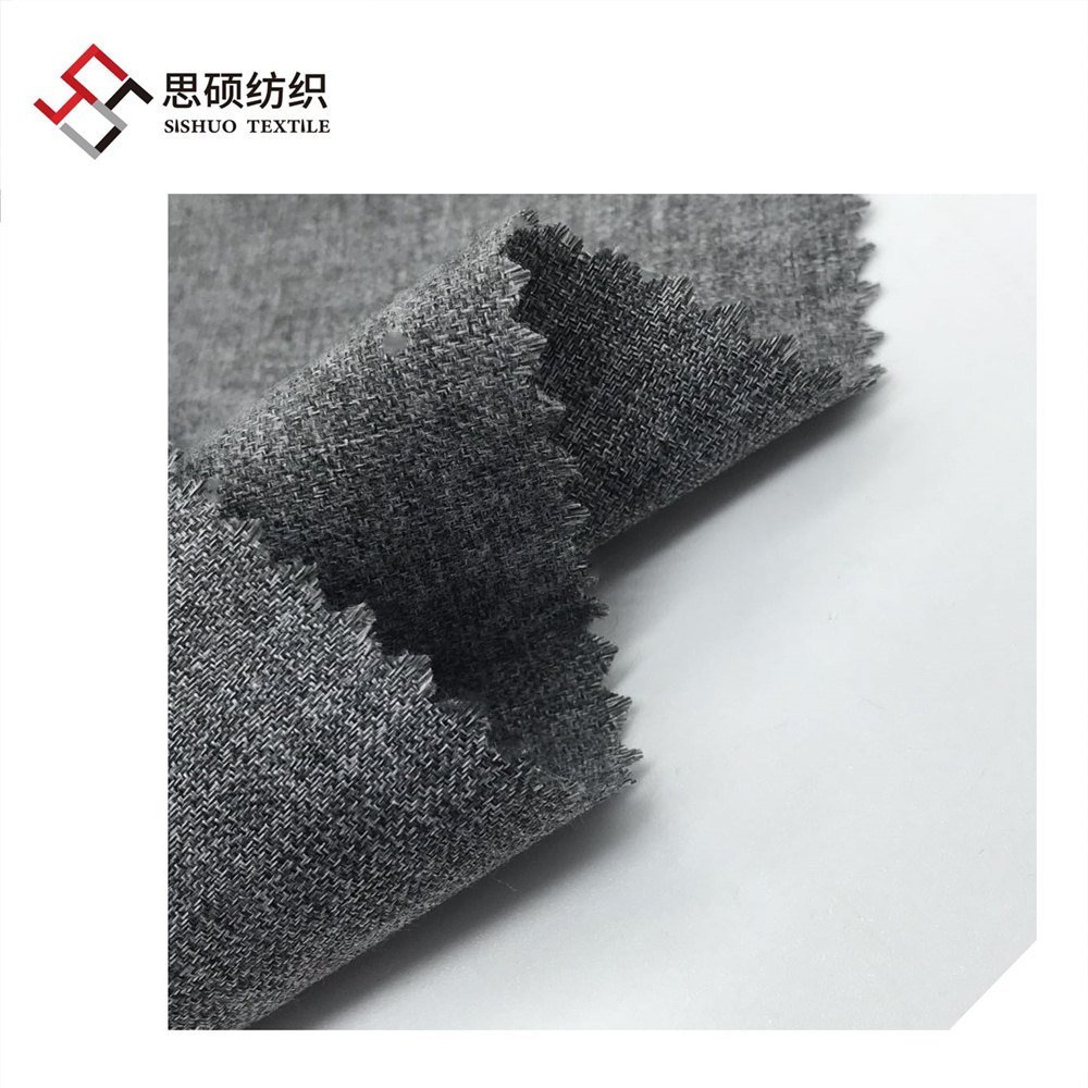 117GSM  fashionable 100% Polyester melange pashmina fabric for outdoor jacket shirt dress pants trousers curtain shorts