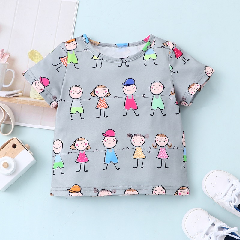 Baby Summer Clothes Sets Baby Boy Girl Outfit Cartoon Short Sleeve T-shirts+short Pants 2 PCS Cotton Cool Toddler Clothe
