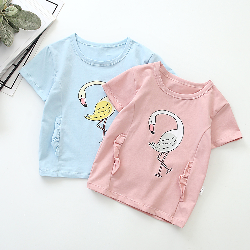 Variety Of Styles Bulk  Short Sleeve Clothes Kid T Shirt Boy Baby Girl T-shirt