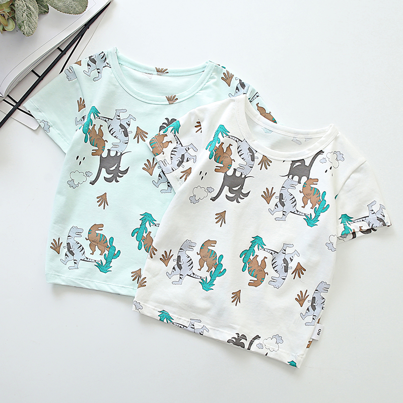 Variety Of Styles Bulk  Short Sleeve Clothes Kid T Shirt Boy Baby Girl T-shirt