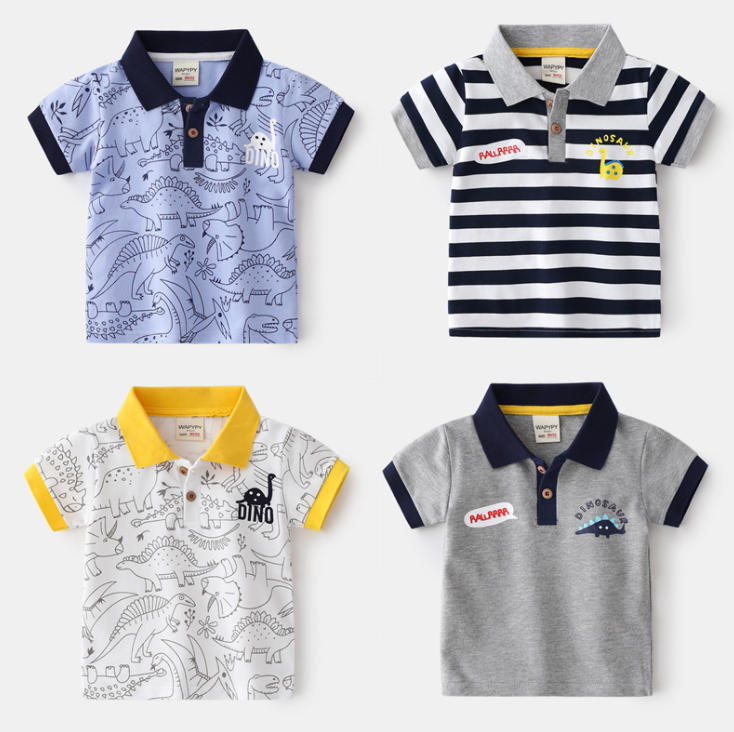 Children Clothing Kids Baby Boy Clothes Summer Cotton New Design Toddler Boys T-shirt Polo Shirts
