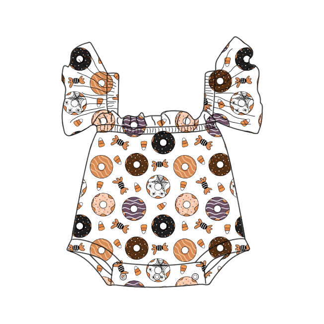 kids clothing baby girl cute cartoon pleated sleeves t-shirt top short girls clothing set /
