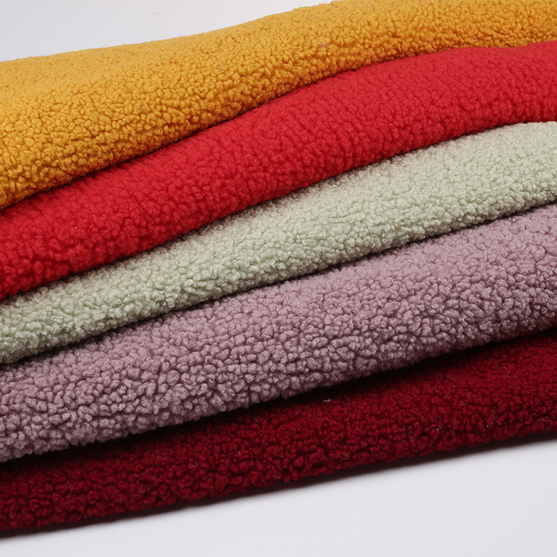 1.65m 330gsm 3mm Super Soft Teddy Velvet Fabric 100%polyester Woven Fabric For Toys