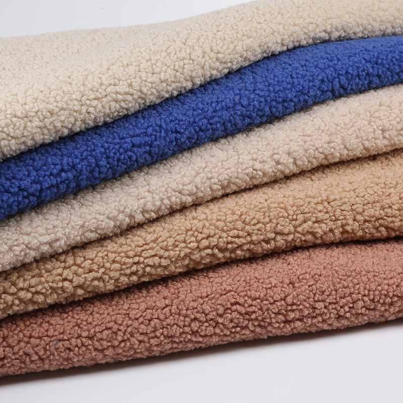 1.65m 330gsm 3mm Super Soft Teddy Velvet Fabric 100%polyester Woven Fabric For Toys