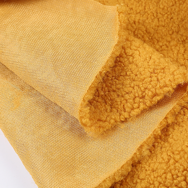 1.65m 330gsm 3mm Super Soft Teddy Velvet Fabric 100%polyester Woven Fabric For Toys