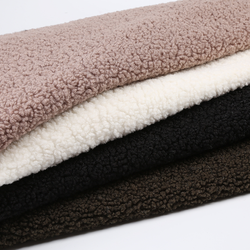 1.65m 330gsm 3mm Super Soft Teddy Velvet Fabric 100%polyester Woven Fabric For Toys