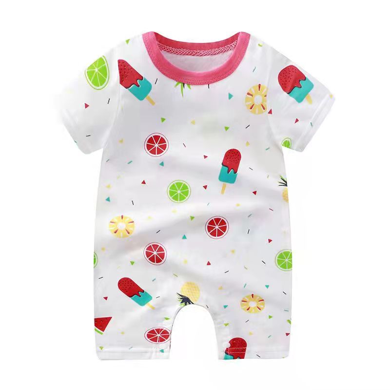  HigH Quality Summer baby clothes rompers Cute Cartoon  Boy Girl Infant Jumpsuit toddler rompers baby
