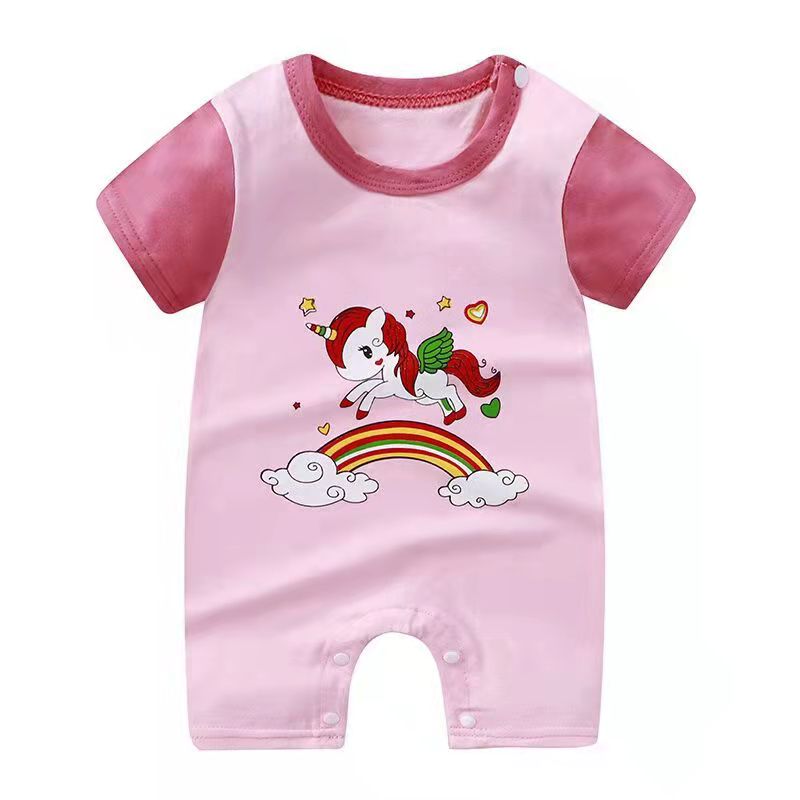  HigH Quality Summer baby clothes rompers Cute Cartoon  Boy Girl Infant Jumpsuit toddler rompers baby