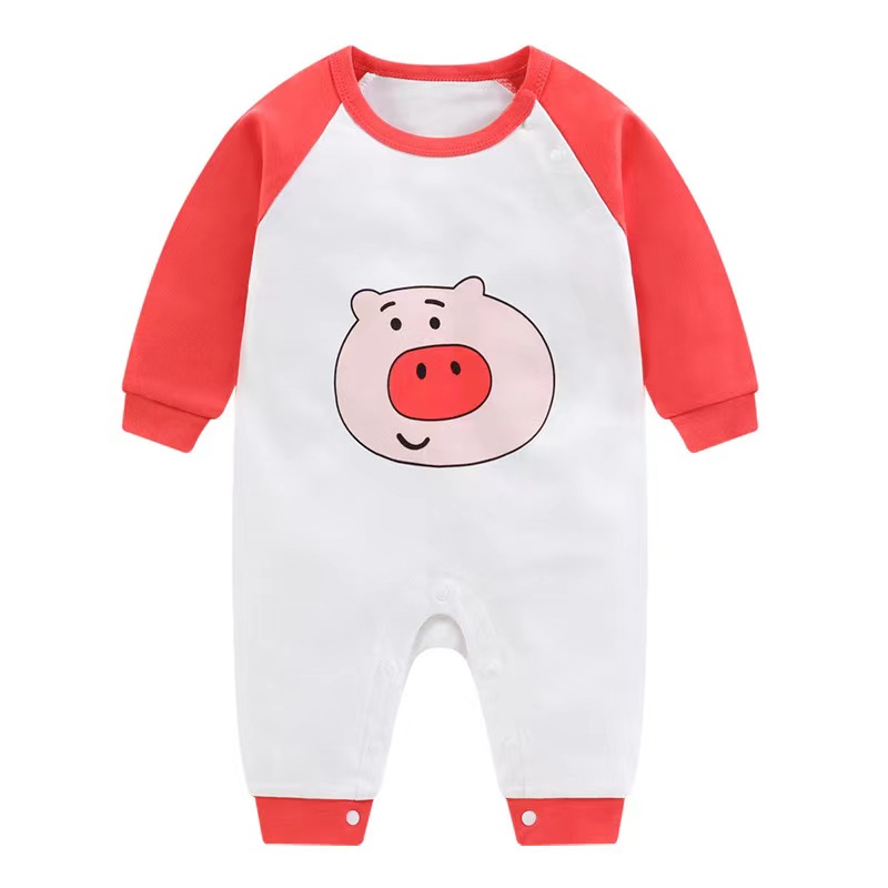 Cheap Long Sleeve Baby Clothes jumpsuit Autumn Winter baby romper Lovely Cartoon Organic Boy Girl Infant Jumpsuit Baby r