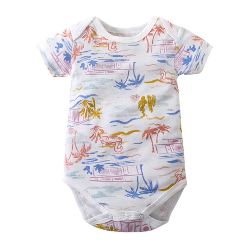 New Born Infant Clothes 100% Cotton Summer Baby Clothes Rompers Boy Girl Baby Bodysuit Baby Rompers