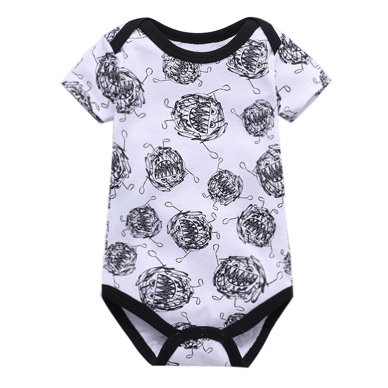 Leesourcing  New Style High Quality Organic Cotton Baby Romper Kids Clothing New Born Baby Clothes