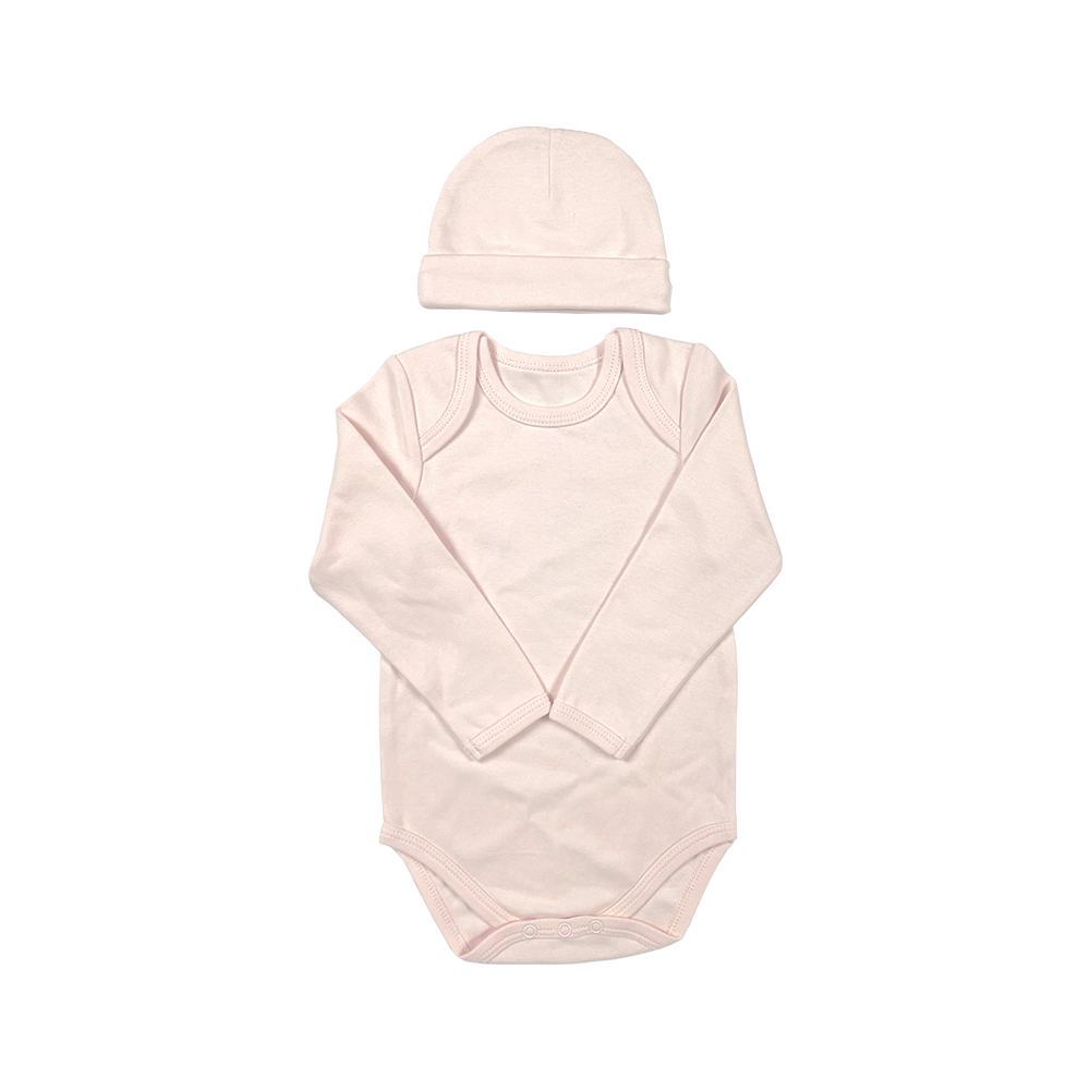 Support  4 Colors 100% Cotton Long-sleeved Summer Baby Clothing Rompers Set bodysuit With Cap