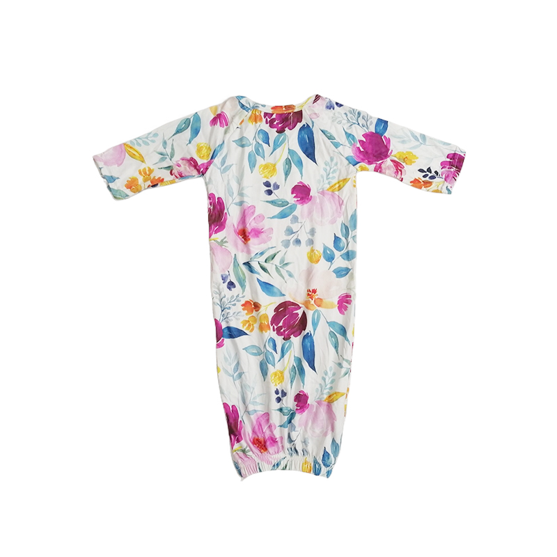Ready To Ship Newborn Gown Kids Baby Floral  Designs Gowns