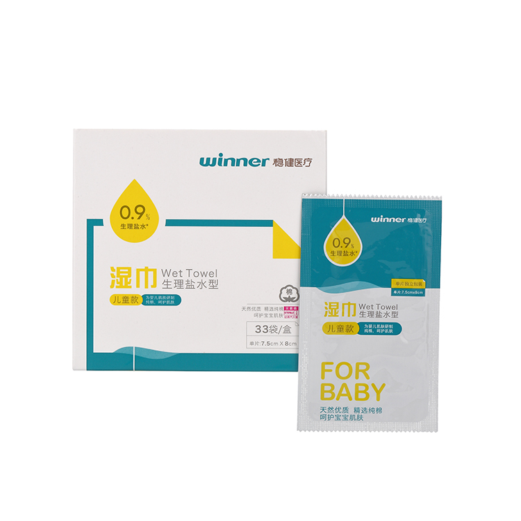 Winner  Household Biodegradable Baby Wipes  0.9% Isotonic Saline Wet Wipes
