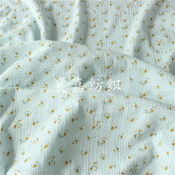 100% cotton double crepe gauze sleepwear baby blanket kids rabbit print  fabric