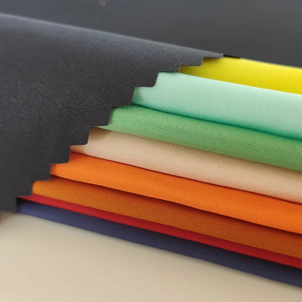 PU coated waterproof tear resistant polyester fabric Mesh polyester fabric shorts polyester fabric