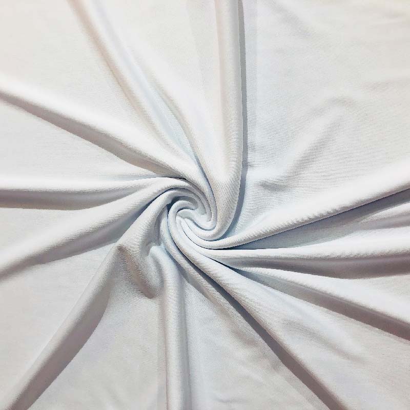 155gsm White Interlock sublimation digital printing 100% polyester Shorts Dry Fit Jersey fabric