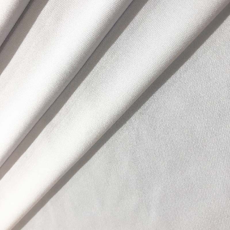 155gsm White Interlock sublimation digital printing 100% polyester Shorts Dry Fit Jersey fabric